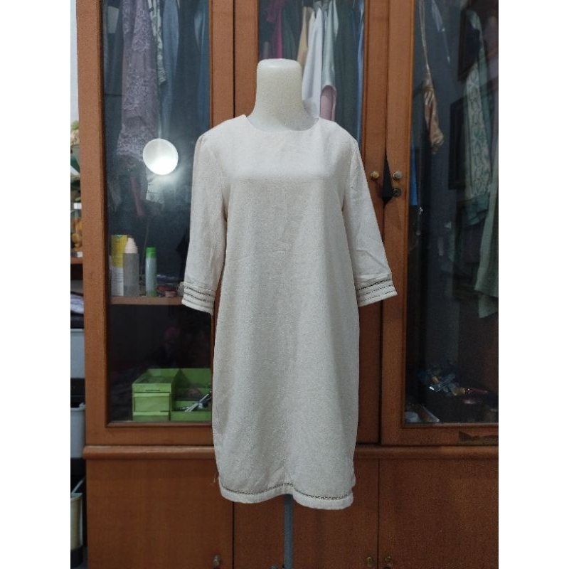 KOLPRI Dress tunik atasan wanita tunik by MNG PRELOVED F 108 size M
