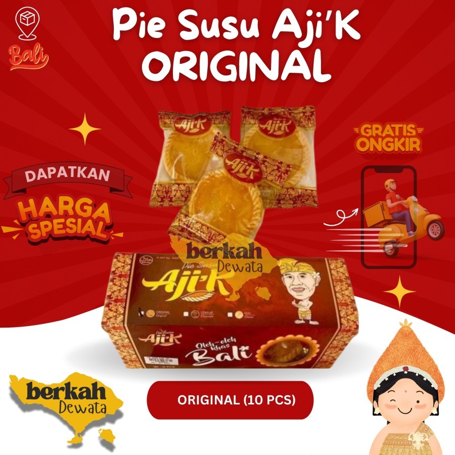 

Pie Susu Ajik Krisna Asli Bali 10 pcs (Pilih Varian Rasa)