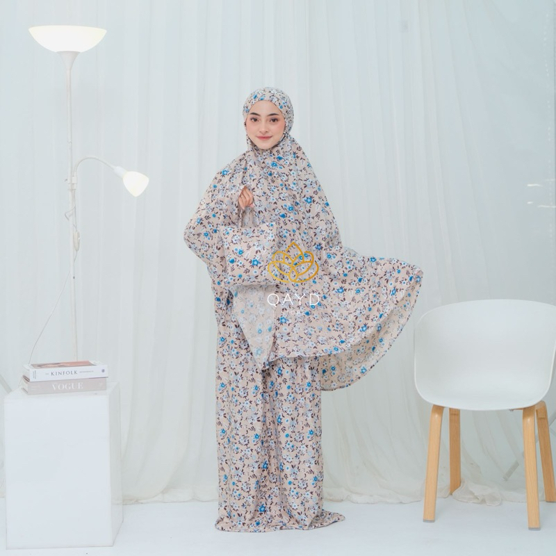 Qayd Mukena Rayon Bali Dewasa Termurah SALSABILA LARISA NOVIA Ukuran Standart Free Tas Travel