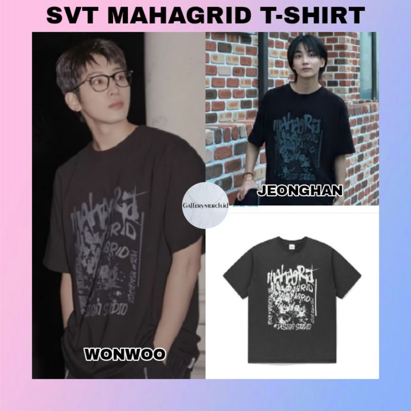 [READY STOCK] WONWOO JEONGHAN SVT "MAHAGRID" T-SHIRT