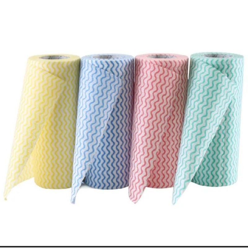 kain lap dapur microfiber isi 50 lembar