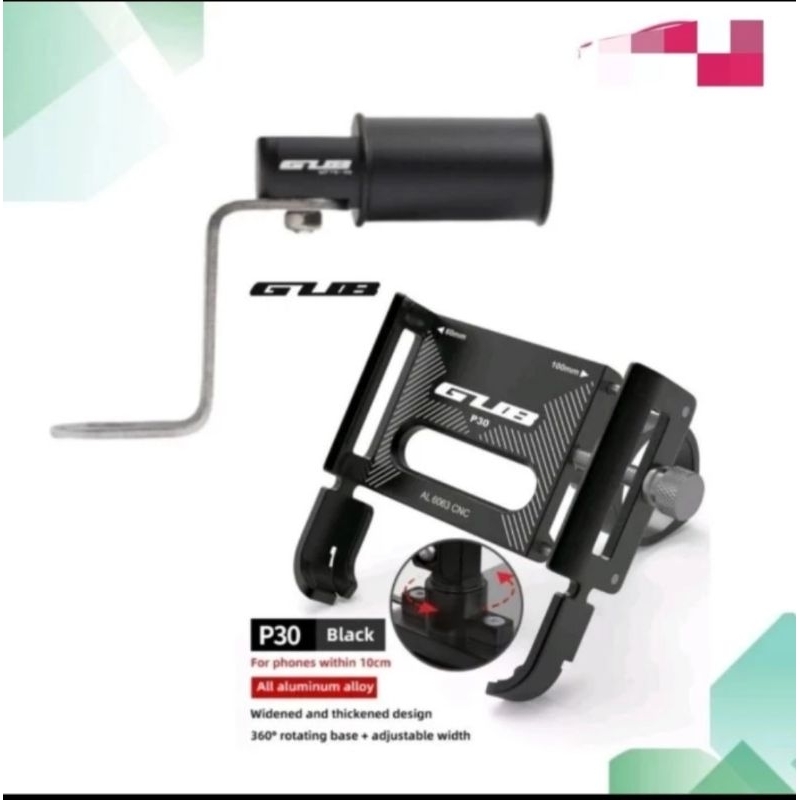 Paket Breket GUB MT 75+GUB P30 Holder HP Bahan Aluminium Alloy GUB MT 75+ GUB P30