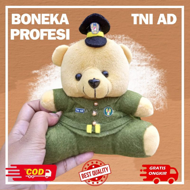 BONEKA TNI AD | PROFESI TNI AD | BONEKA PROFESI TNI | BEAR MINI TNI AD | TNI AD