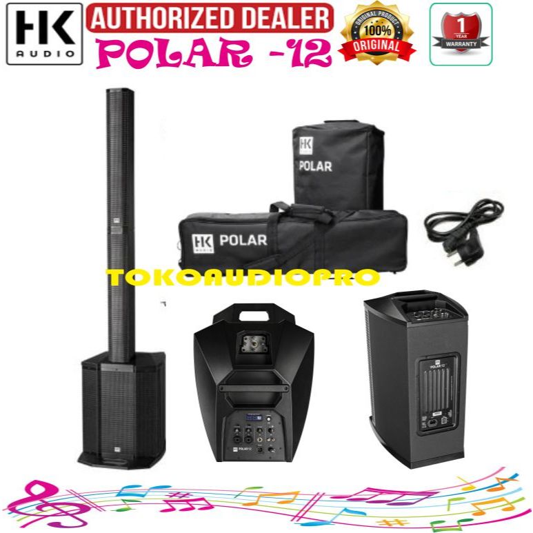 Hk Audio Polar 12 Column Speaker Active Bluetooth polar12