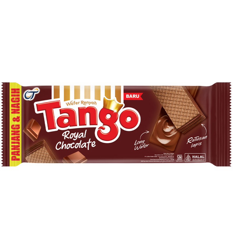 

Tango wafer Long vanilla cokelat milky coklat 110gr