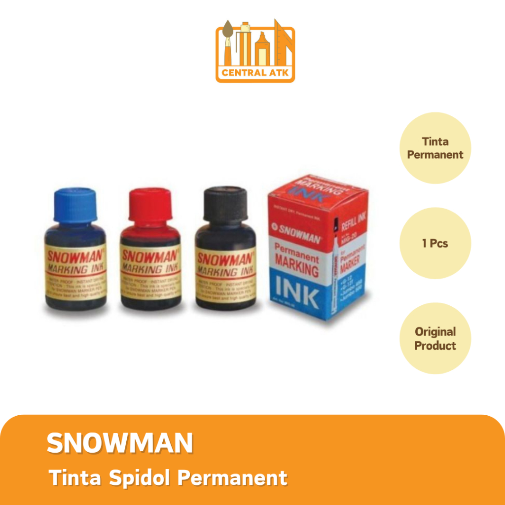 

ISI TINTA / REFILL TINTA SPIDOL PERMANEN MARKER SNOWMAN