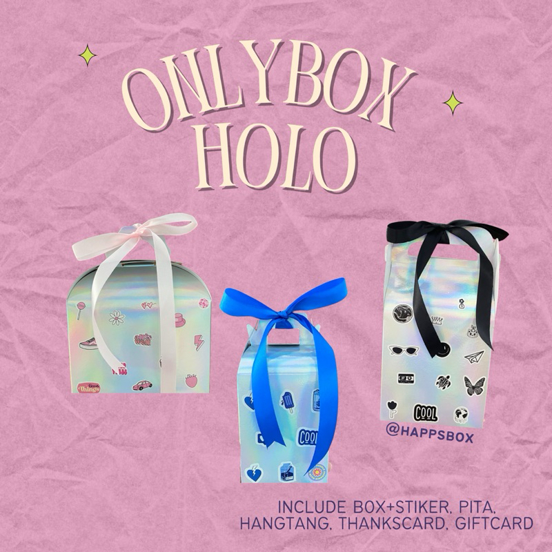 

ONLYBOX HOLO (TANPA SNACK) | BOX KADO ULTAH