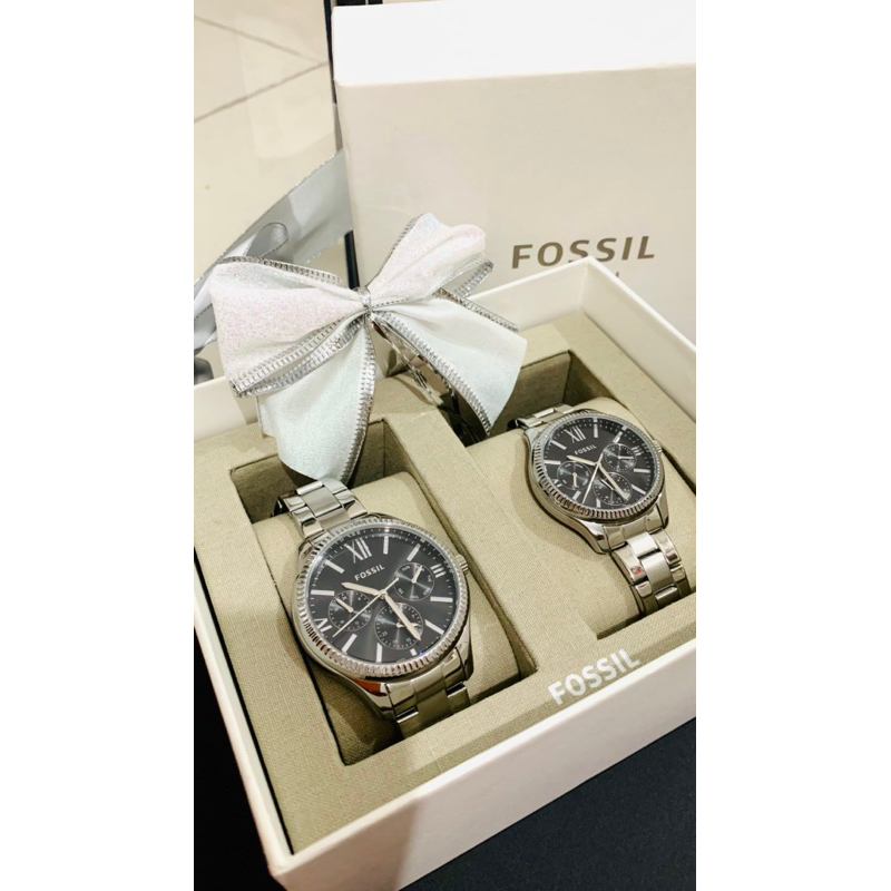 Preloved Jam Tangan Fossil Couple Ori