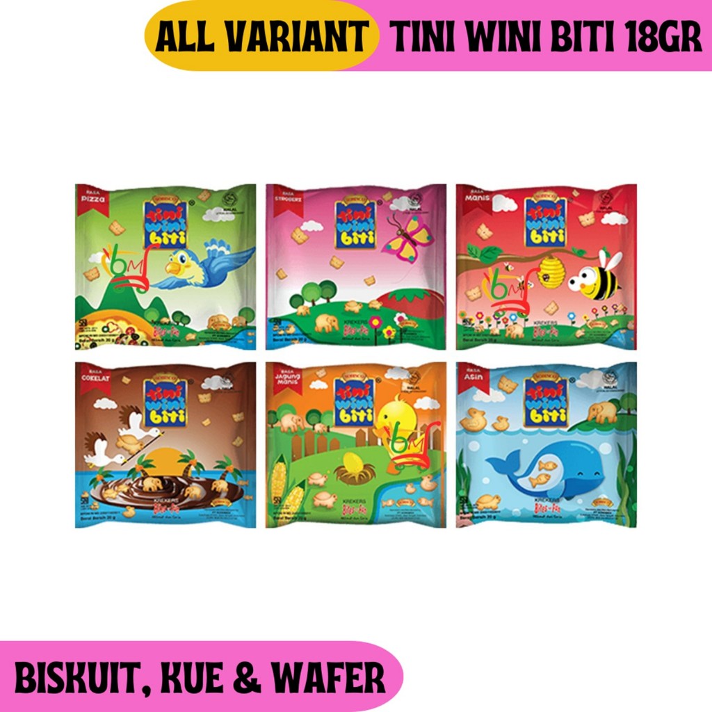 

Tini Wini Biti Biskuit Karakter Hewan All Variant