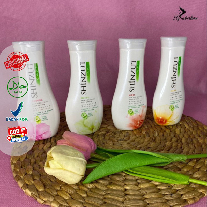 ✿ELYSABETHME✿ Shinzui beauty handbody pemutih untuk badan 100ml hand body lotion pelembab kulit skin