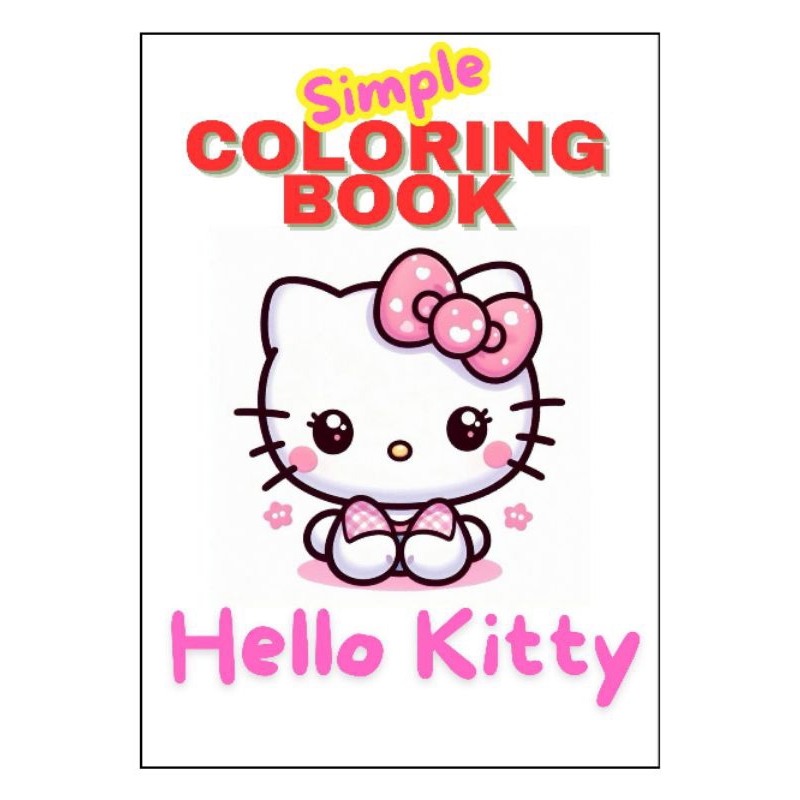 

HELLO KITTY (pdf) Coloring Book, Buku Mewarnai untuk Anak l pdf