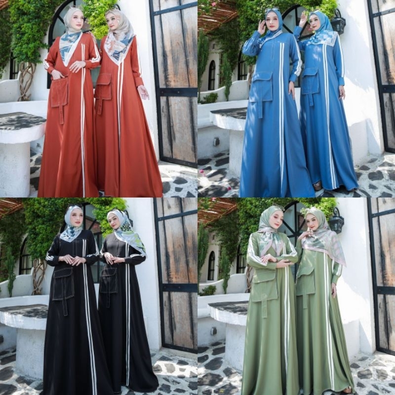 Gamis AGHNIA DAILY (Set scarf)