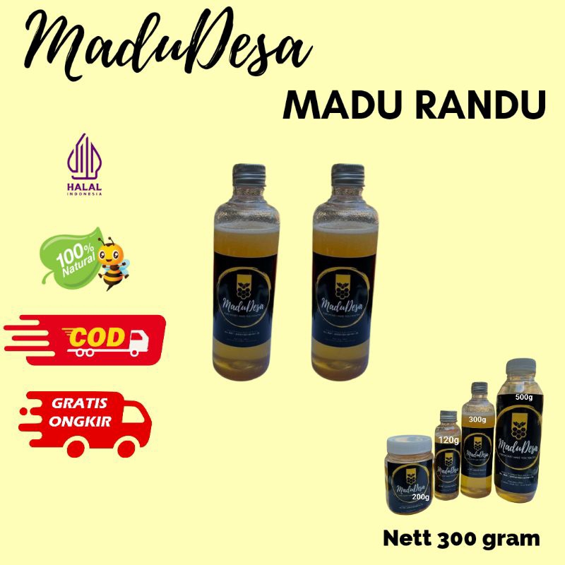 

Madu Murni Nektar Bunga RANDU 300 gram