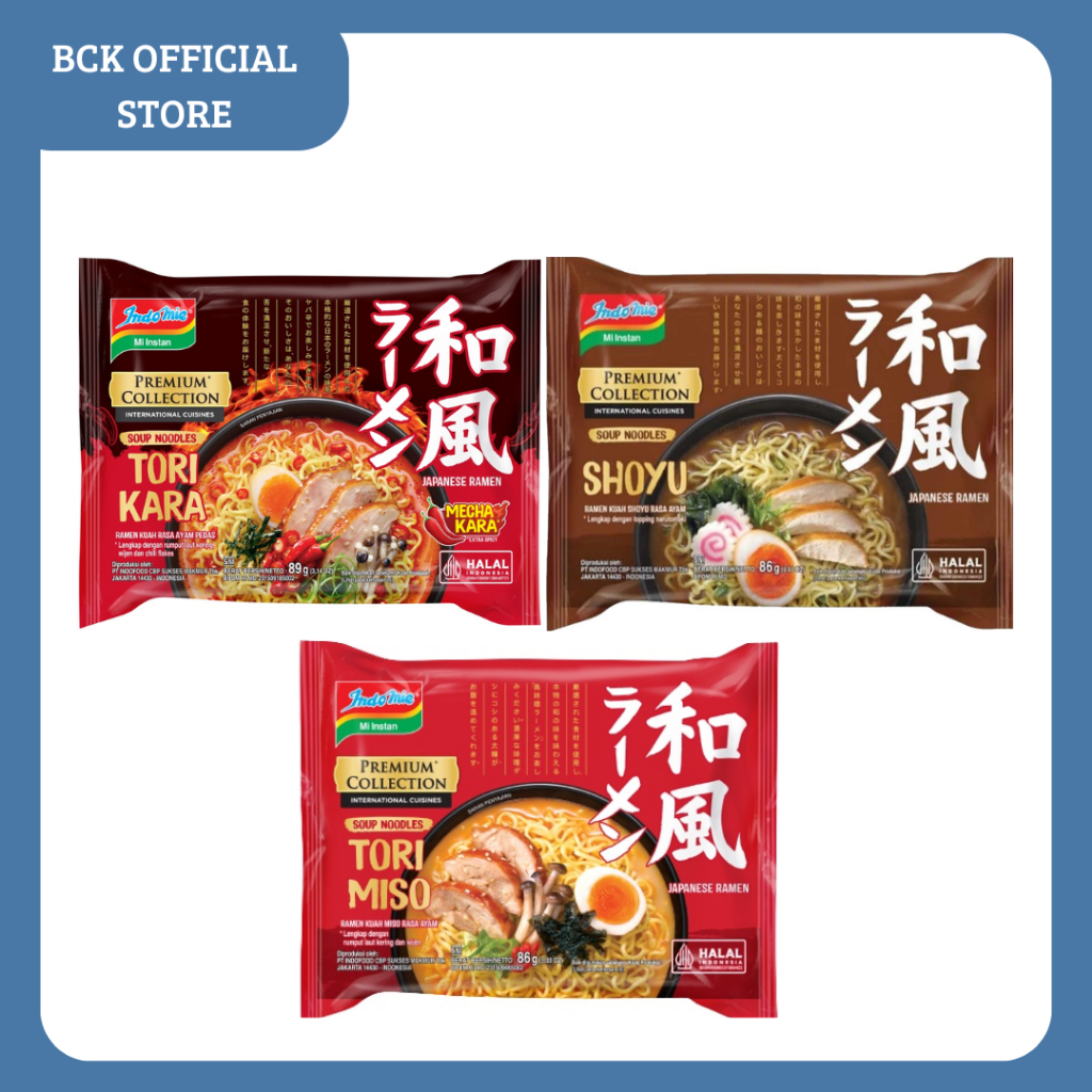 

Indomie Ramen Japanese Tori Kara / Tori Miso 89gr (PCS)