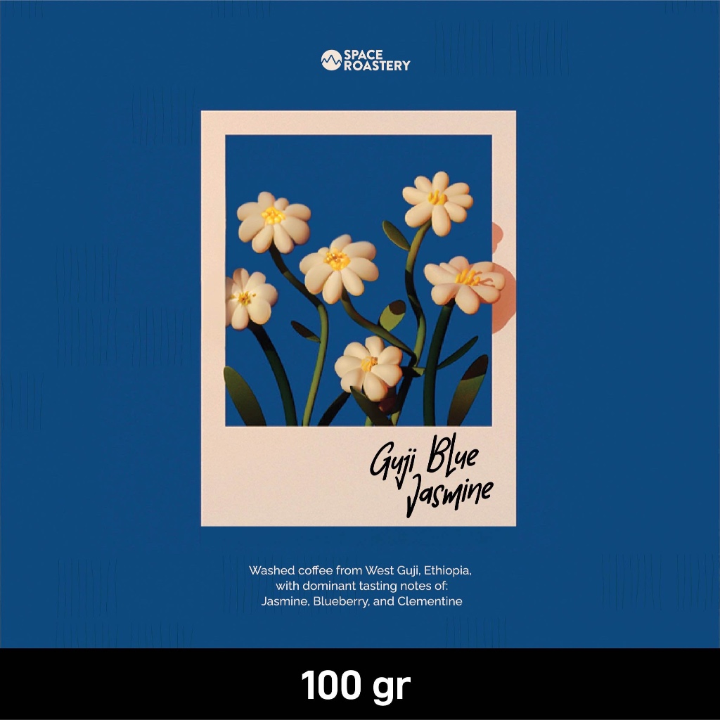 

GUJI BLUE JASMINE Specialty Coffee (100 gram) by Space Roastery