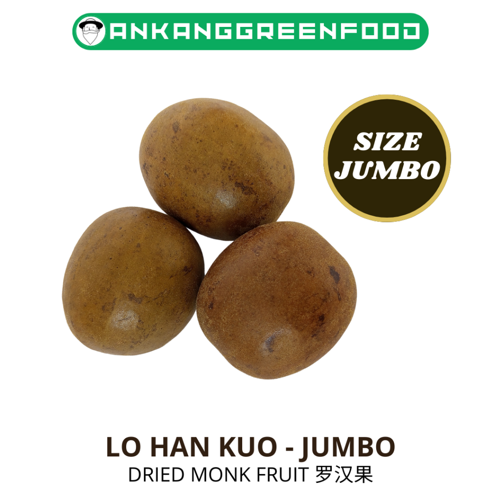 

[1pcs-jumbo] LUO HAN GUO / LO HAN KUO / BUAH MONK / DRIED MONK FRUIT 罗汉果