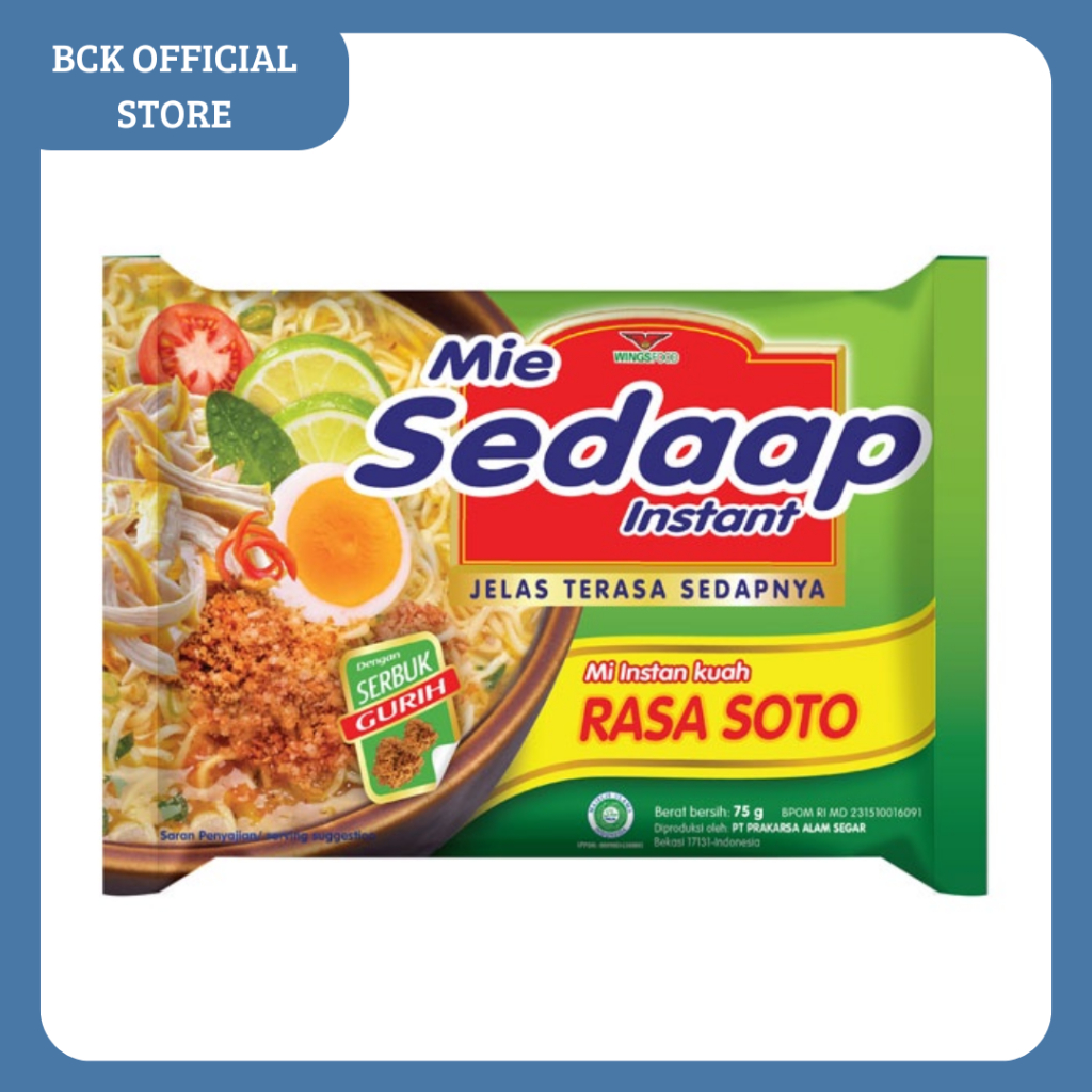 

Mie Sedaap Kuah Rasa Soto 75gr (PCS)