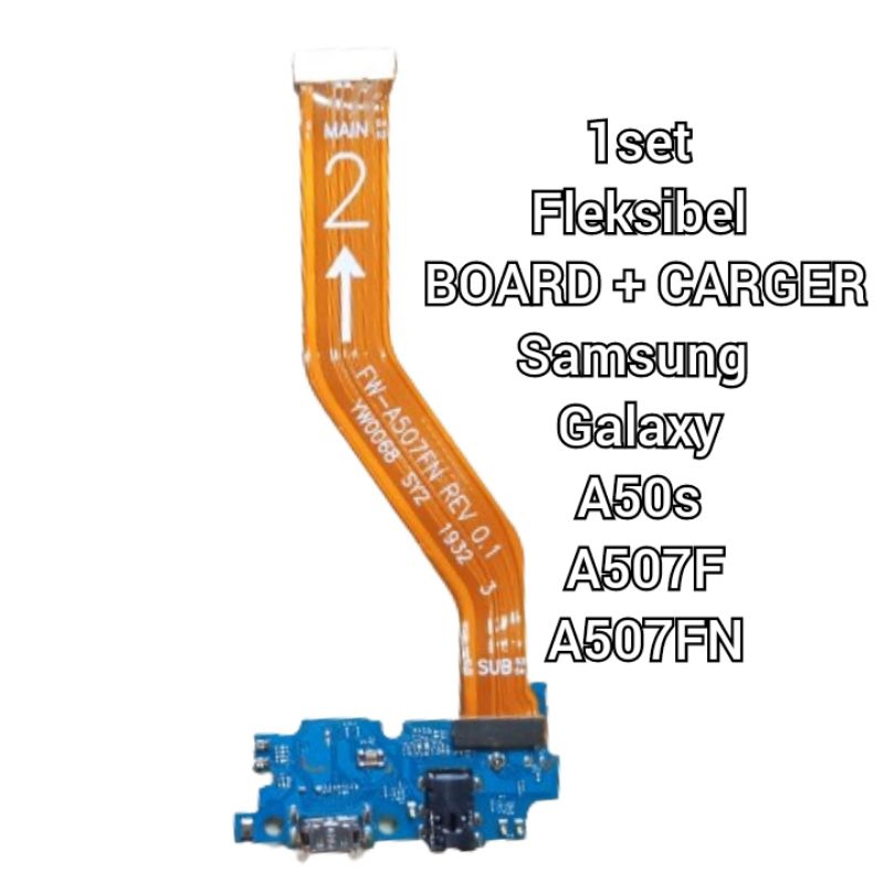 fleksibel board 1set fleksibel board samsung A50S fleksibel board pcb papan caz samsung A50s A507F A