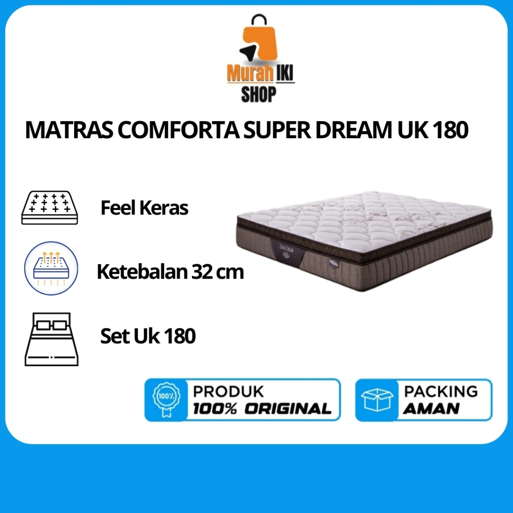 COMFORTA SUPER DREAM MATRAS UK 180/160/120
