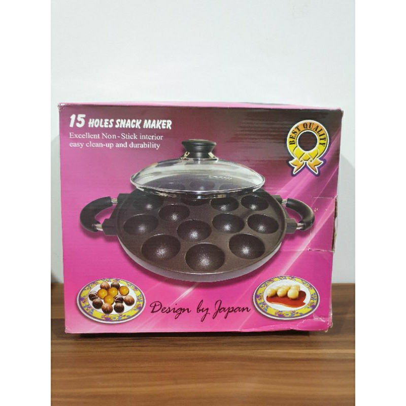 15 Holes Snack Maker Cetakan Takoyaki 15 Lubang