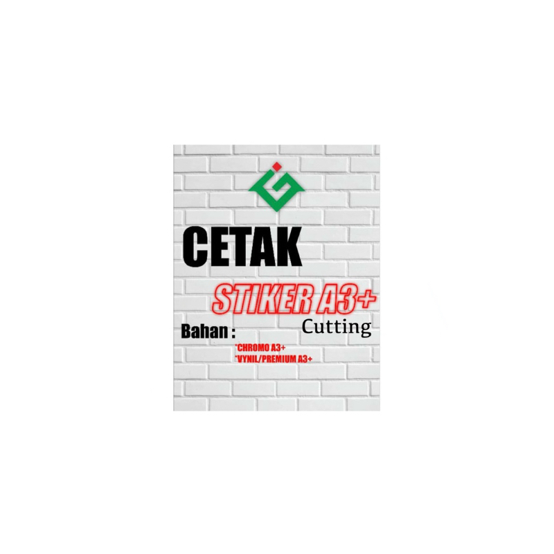 

CETAK STIKER LABEL MAKANAN Cutt A3 murah