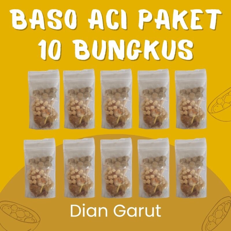 

Baso Aci Paket 10 Bungkus Banyak Varian Isi dan Sambal