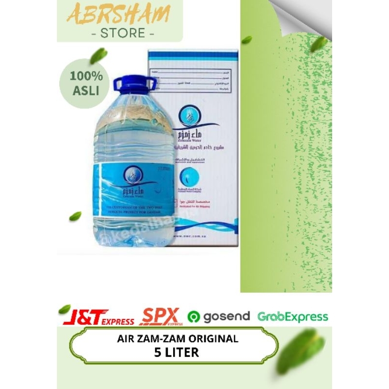 

Air Zam Zam 5 Liter Barcode Asli Saudi Arabia KSA ZamZam