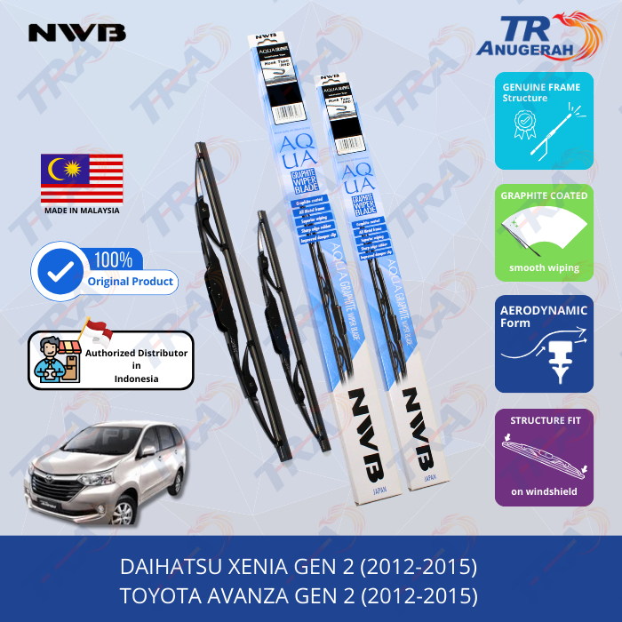 Wiper NWB TOYOTA AVANZA & DAIHATSU XENIA GEN 2