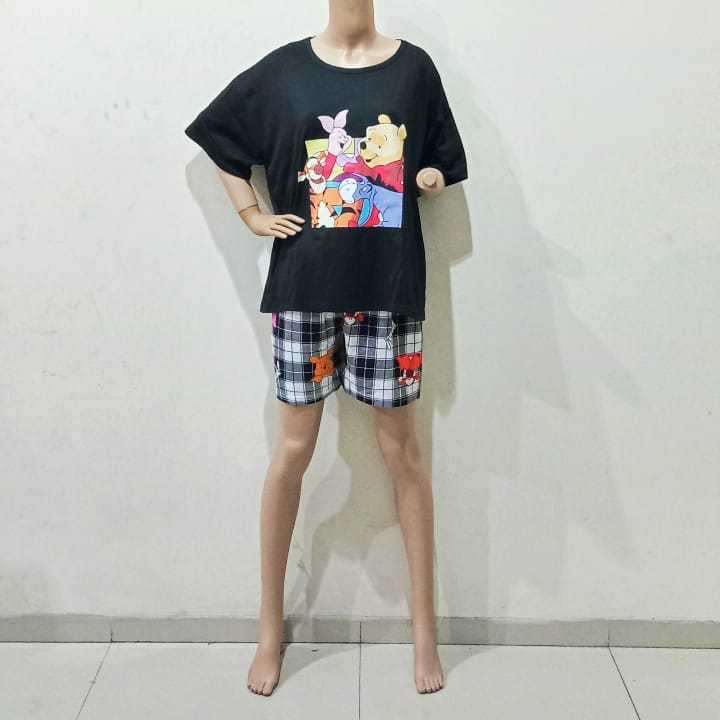 KAOS SETELAN DEWASA | SETELAN KAOS DEWASA WINNIE THE POOH