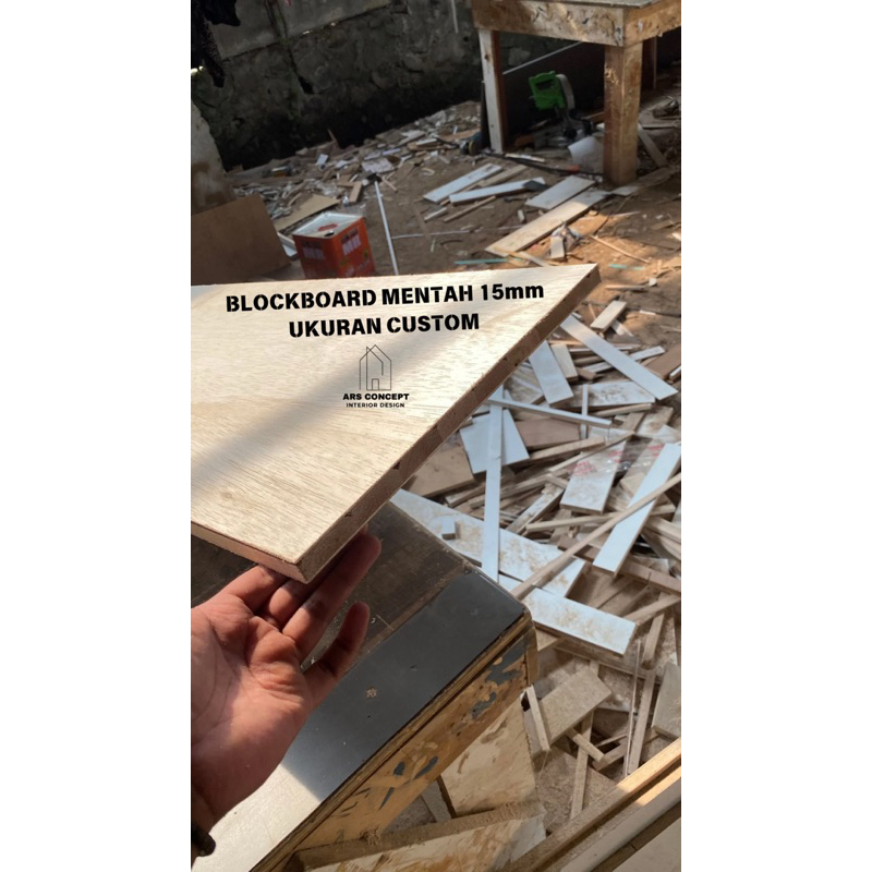 BLOCKBOARD 15mm UKURAN CUSTOM, CARA PEMESANAN CEK DESKRIPSI