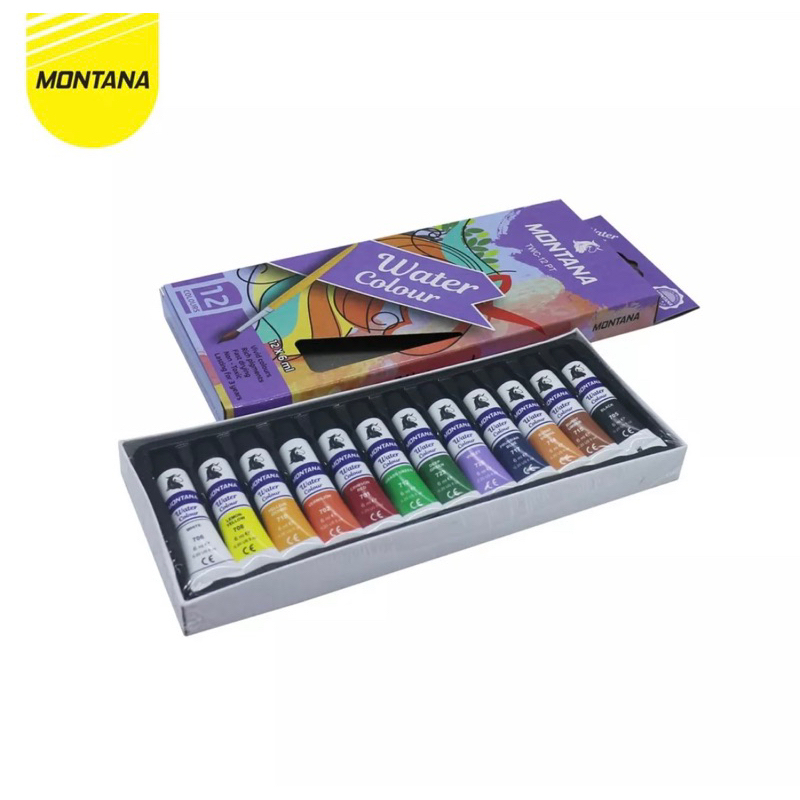 

Cat Air Montana 12 Warna / Montana Tube Watercolor TWC-12 PT