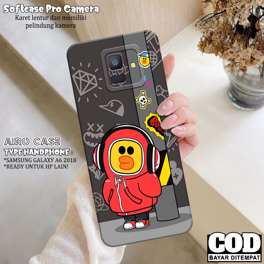 Softcase SAMSUNG GALAXY A6 2018 Terbaru Case SAMSUNG GALAXY A6 2018 Fashion Case KARTUN Casing SAMSU