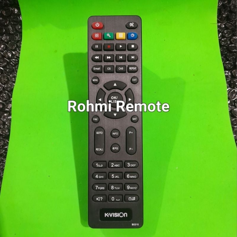 REMOTE REMOT RECEIVER PARABOLA K VISION KVISION B0310 ORIGINAL ASLI