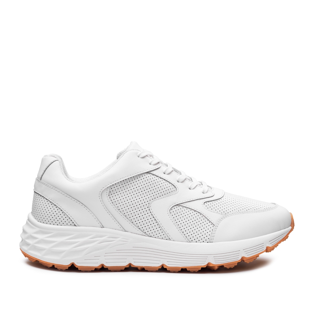 Prabu - Langit 2.0 White Sepatu Kulit Sneakers Pria Putih