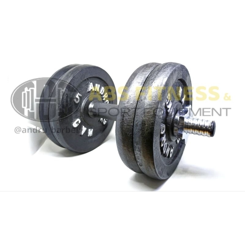 PAKET BARBEL DUMBELL SET 20KG