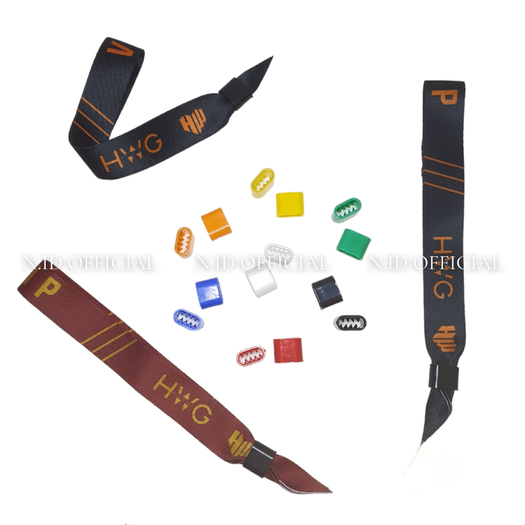 

Lock kunci tali lanyard id card wristband gelang tangan acara konser 1.5 cm warna merah kuning hijau orange murah grosir pak