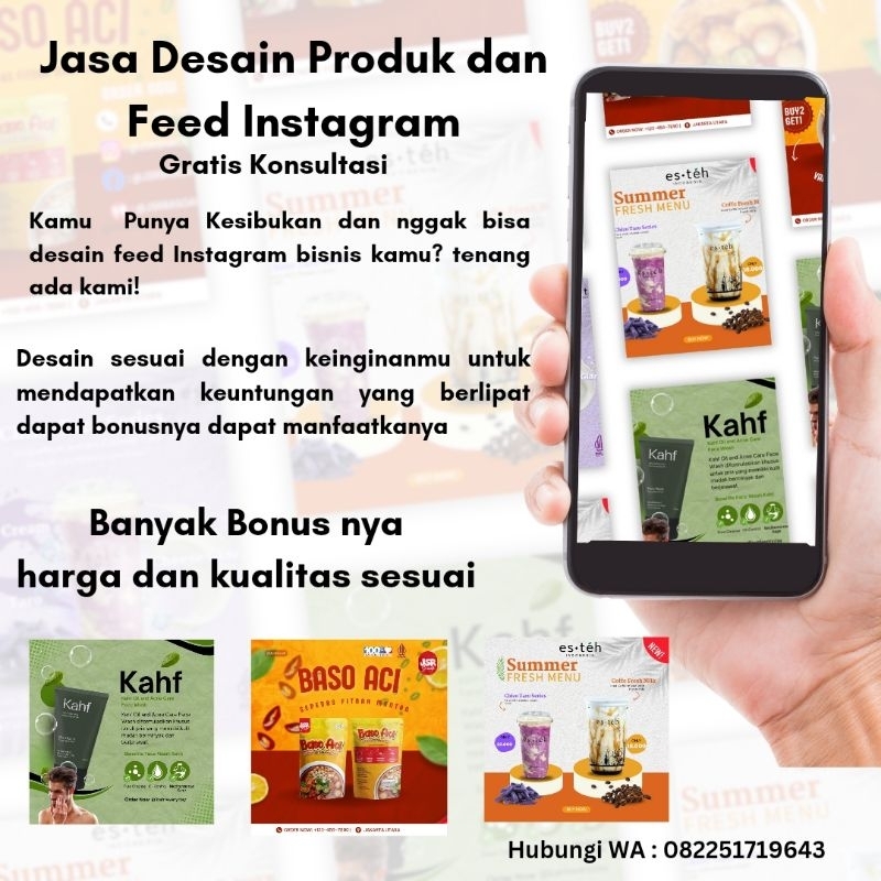 Jasa editing feed Instagram | flayer feed Instagram