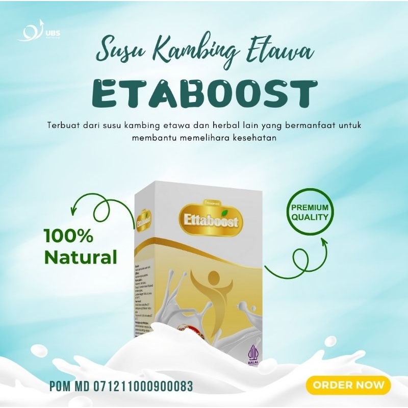 

Susu Kambing Etawa Etaboost Mencegah Nyeri Sendi|Kesehatan Tulang| Membantu Percernaan dan Pernafasan|100% Original Asli