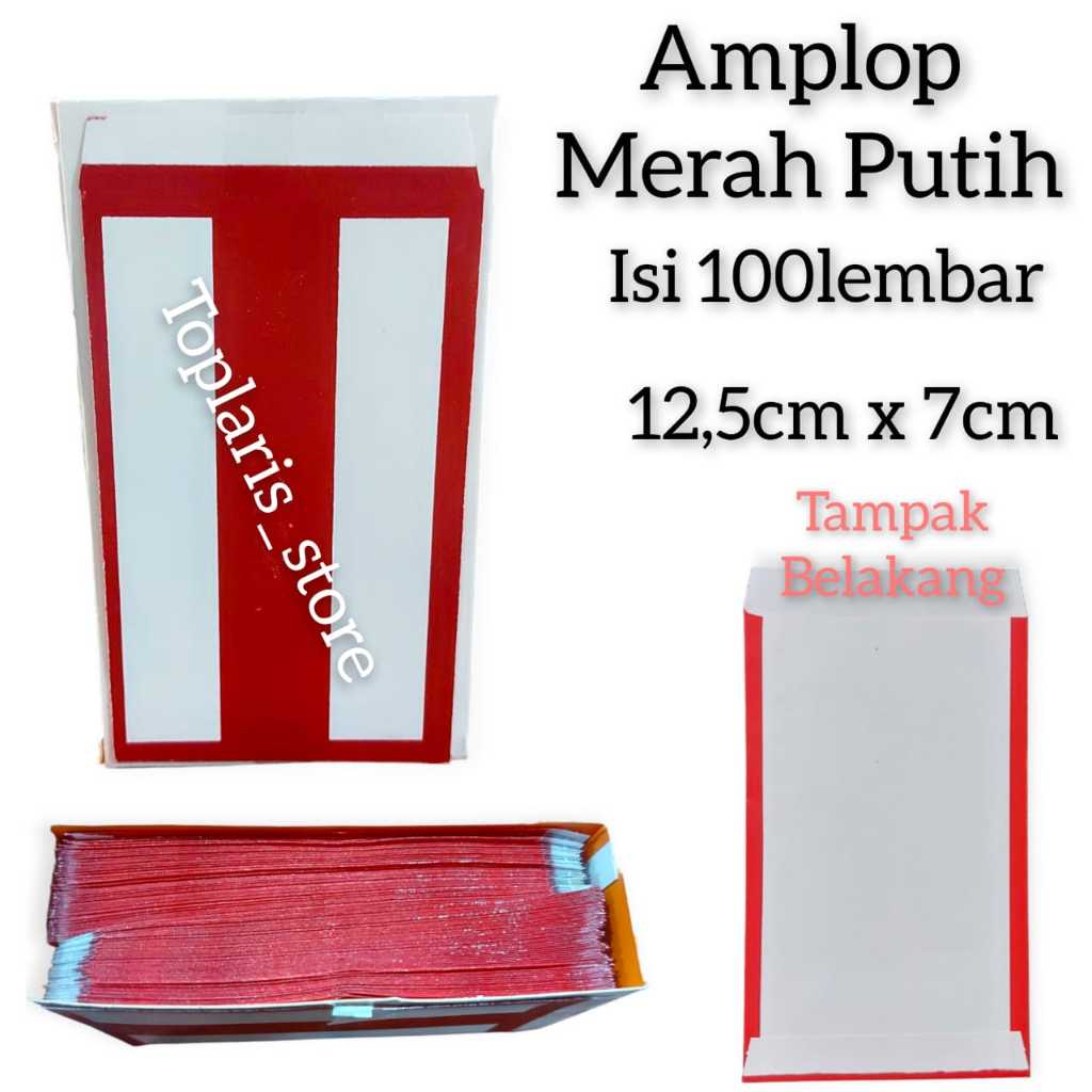 

Angpao / Amplop Merah Putih Kawin Pernikahan Undangan