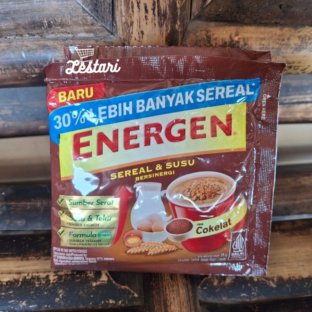 

Energen Sereal Sachet Bubuk 29gr - Chocolate 5pcs / 10pcs