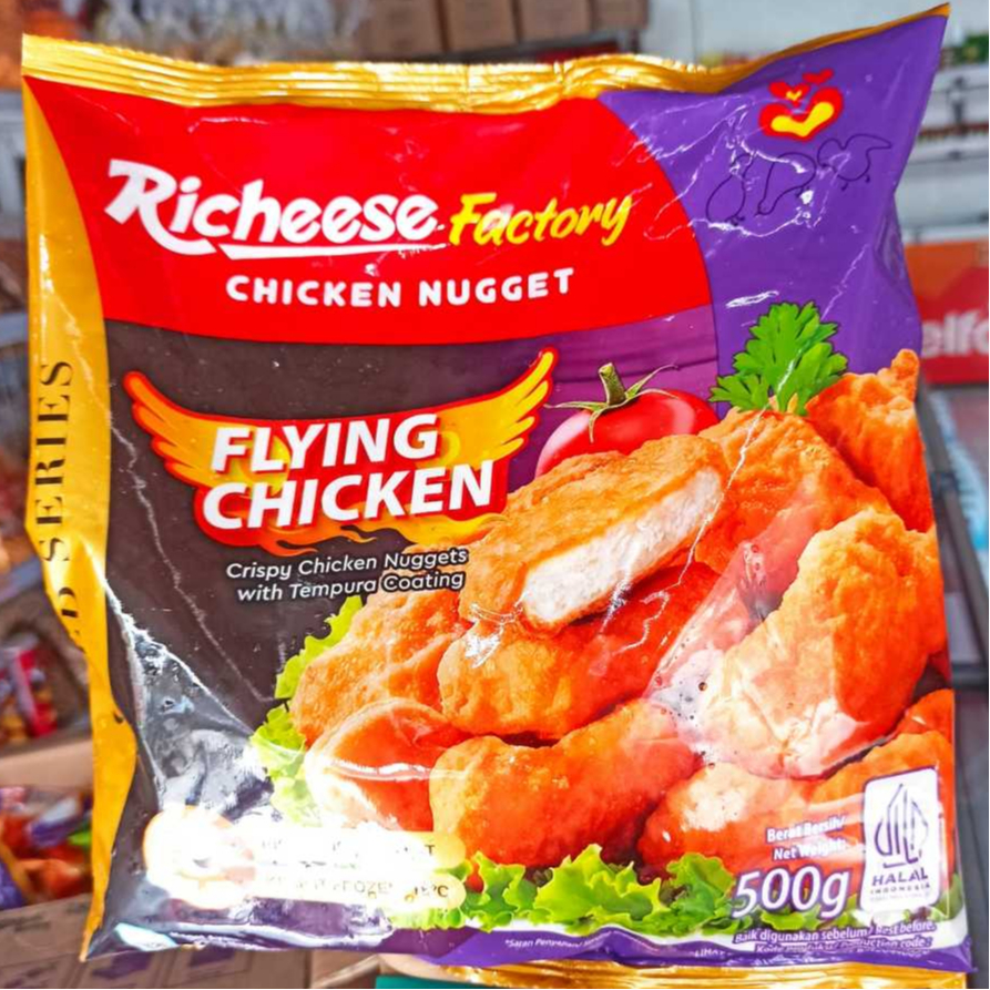 Richeese Nugget Flying Chicken | Naget Richeese | Naget Ayam Richeese