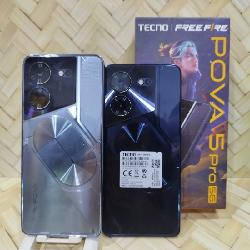 Tecno Pova 5 Pro 5G 8/256GB Handphone Second Fullset