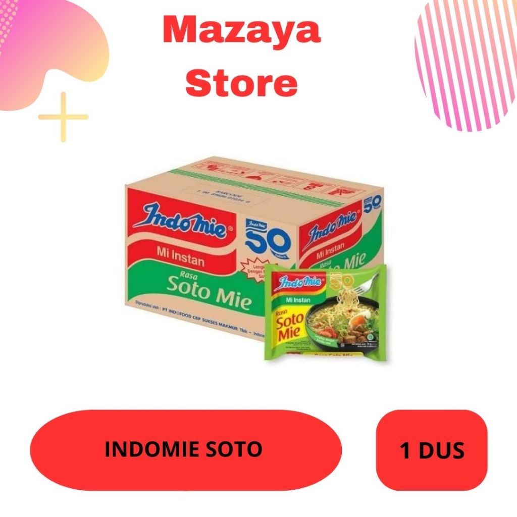 

*MAZAYA STORE* INDOMIE SOTO 1 DUS || MIE INSTAN || INDOMIE