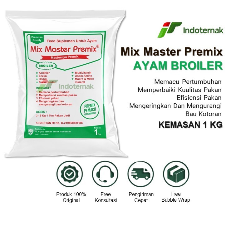 MIX MASTER PREMIX LAYER - Suplemen Pakan Untuk Ayam Petelur