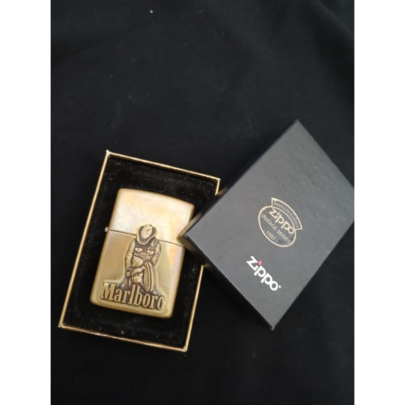zippo original usa cowboy lasso lawas