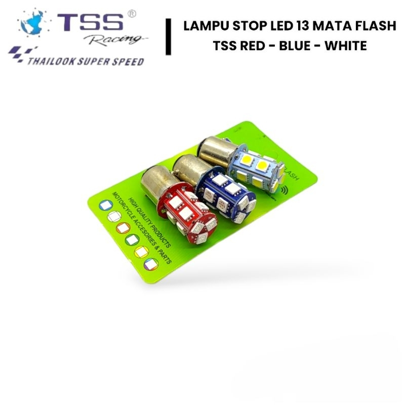 "Lampu Stop Jagung 13 LED Flash Kedip Universal TSS"