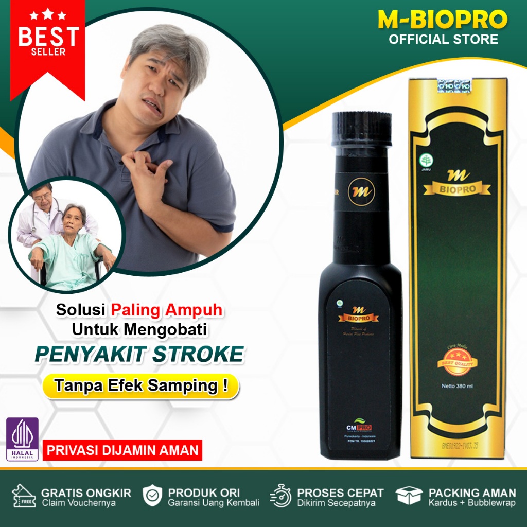 Obat Stroke Struk Setruk Ringan Herbal Stroke Paling Ampuh MBIOPRO Asli Original