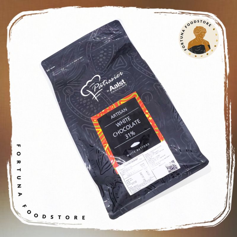 

Patissier Aalst White Chocolate 31% Coklat Putih 2.5kg