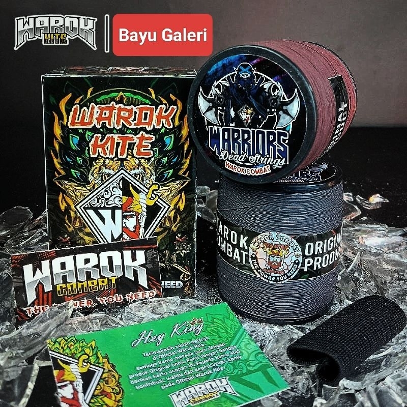 Senar Gelasan Matot WAROK WARRIORS Spesial Fighter (Untuk Tarik & Jeprett) uk. 0.22 Panjang 1600 Yar