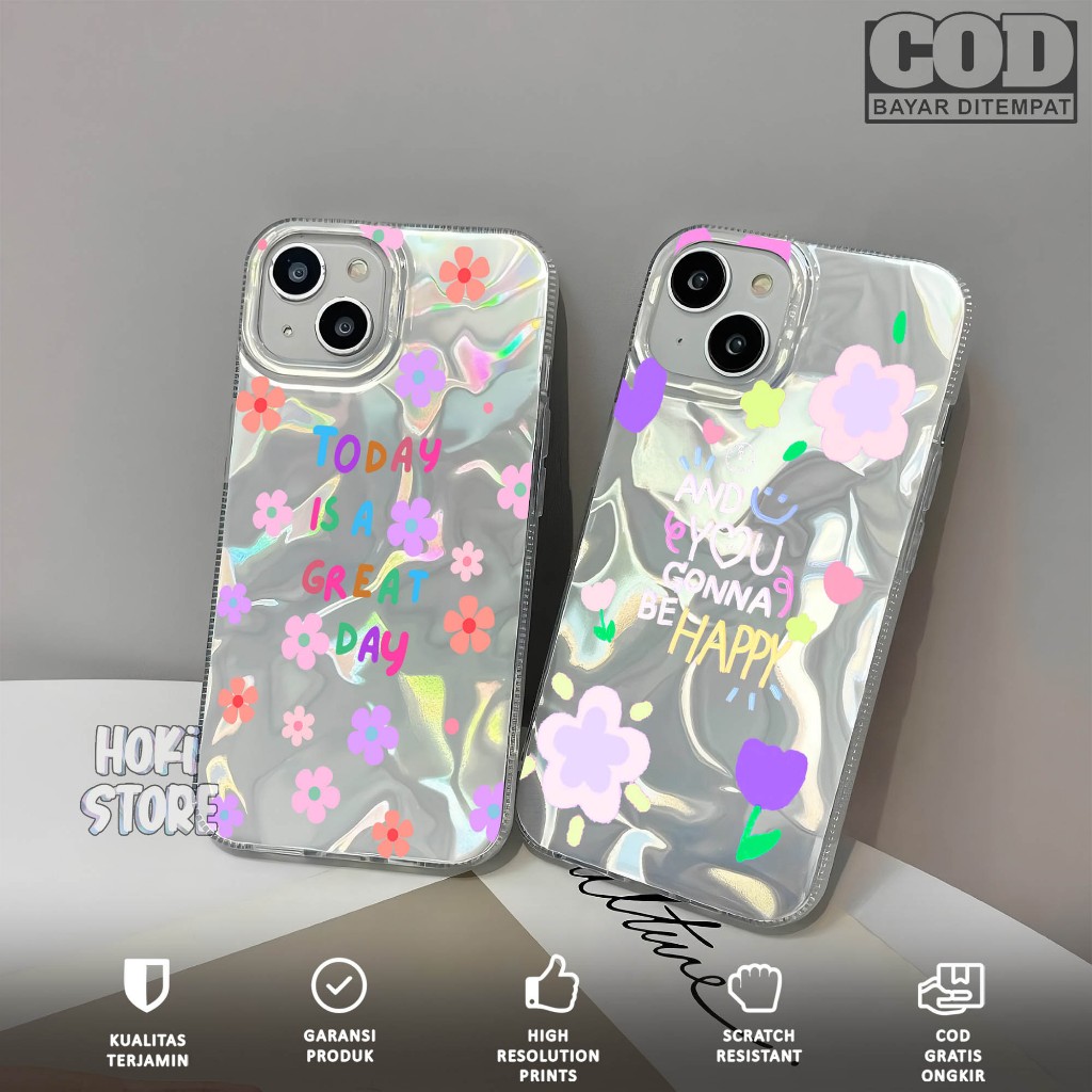 Case Hologram Splash OPPO Reno 4F Reno 5F Reno 4 Reno 5 Reno 6 4g Reno 7 Reno 8 Reno 11 Casing Acryl